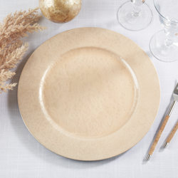 Saro Lifestyle CH333 Faux Mother Of Pearl Charger