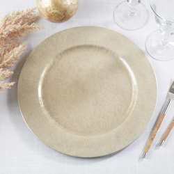 Saro Lifestyle CH333 Faux Mother Of Pearl Charger