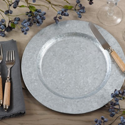 Saro Lifestyle CH374 Polished Galvanized Charger