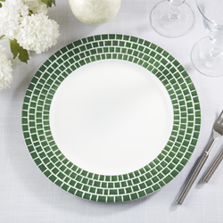 Saro Lifestyle CH446 Tile Border Charger