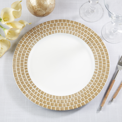 Saro Lifestyle CH446 Tile Border Charger