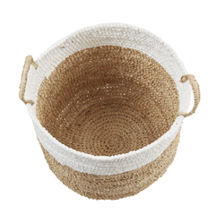 Saro Lifestyle HA2105 Two-Tone Baskets - Set Of 3