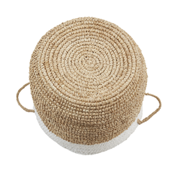 Saro Lifestyle HA2105 Two-Tone Baskets - Set Of 3