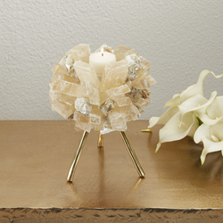 Saro Lifestyle HA229 Calcite And Mica Tripod