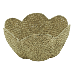 Saro Lifestyle HA253 Scalloped Baskets - Set Of 3