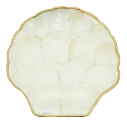 Saro Lifestyle HA413 Capiz Sea Shell Plate