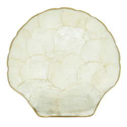 Saro Lifestyle HA413 Capiz Sea Shell Plate