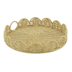 saro lifestyle HA452 Scalloped Tray