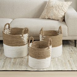 Saro Lifestyle HA491 Nesting Baskets - Set Of 3