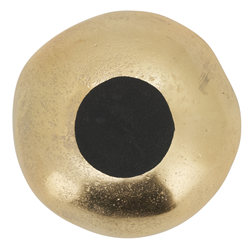 Saro Lifestyle HA608 Aluminum Ribbed Bowl