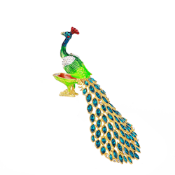 Saro Lifestyle HA646 Peacock Box