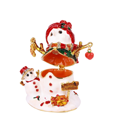 Saro Lifestyle HA770 Snowman Box