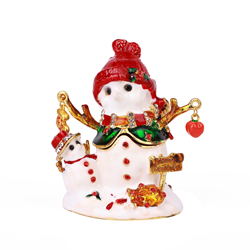 saro lifestyle HA770 Snowman Box