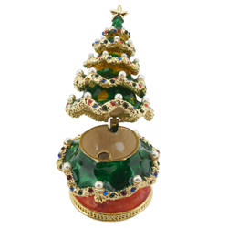 Saro Lifestyle HA989 Christmas Tree Box