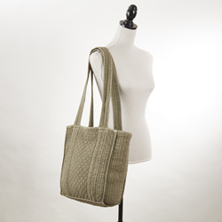 Saro Lifestyle HB1400 Quilted Tote Bag