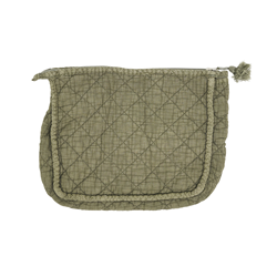 Saro Lifestyle HB1500 Quilted Cosmetic Bag
