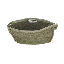 Saro Lifestyle HB1500 Quilted Cosmetic Bag