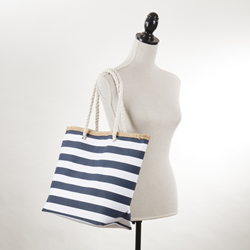 Saro Lifestyle HB239 Striped Tote Bag