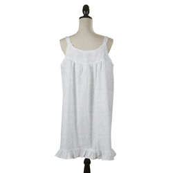 Saro Lifestyle NG289 Floral Print Nightgown