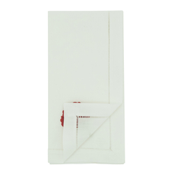 Saro Lifestyle NM215 Embr'd Rose Napkin