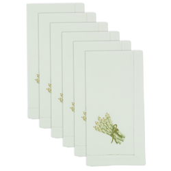 Saro Lifestyle NM217 Embr'd Asparagus Napkin