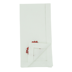 Saro Lifestyle NM224 Embr'd Heart Napkin