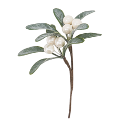 saro lifestyle NP458 Mistletoe Napkin Pick