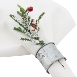 Saro Lifestyle NP467 Red Berry Napkin Pick