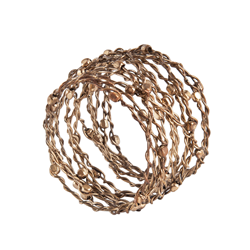 saro lifestyle NR030 Metal Design Napkin Ring