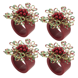 Saro Lifestyle NR042 Beaded Napkin Ring