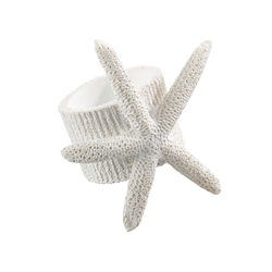 saro lifestyle NR079 Starfish Napkin Ring