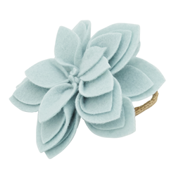 saro lifestyle NR095 Felt Flower Napkin Ring
