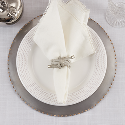 Saro Lifestyle NR102 Knotted Rope Napkin Ring