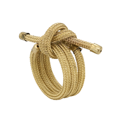 saro lifestyle NR102 Knotted Rope Napkin Ring