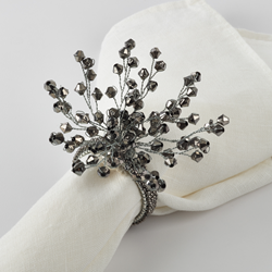 Saro Lifestyle NR114 Beaded Napkin Ring