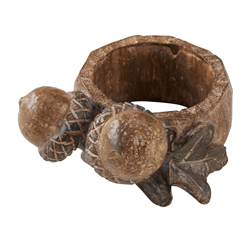 saro lifestyle NR131 Acorn Napkin Ring