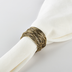 Saro Lifestyle Nr142 Metal Design Napkin Ring