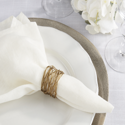 Saro Lifestyle Nr142 Metal Design Napkin Ring