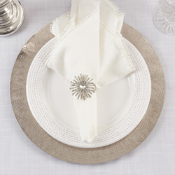 Saro Lifestyle NR144 Jewel Starburst Napkin Ring