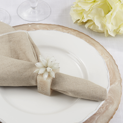 Saro Lifestyle NR165 Beaded And Resin Napkin Ring