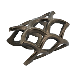 saro lifestyle NR166 Scallop Coral Napkin Ring