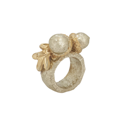 saro lifestyle NR168 Acorn Napkin Ring