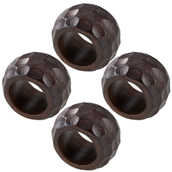 Saro Lifestyle NR180 Chunky Wood Napkin Ring