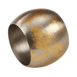 saro lifestyle NR183 Gold Texture Napkin Ring