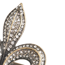 Saro Lifestyle NR344 Fleu-De-Lis Napkin Ring
