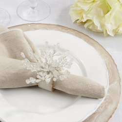 Saro Lifestyle NR435 Beaded And Resin Napkin Ring