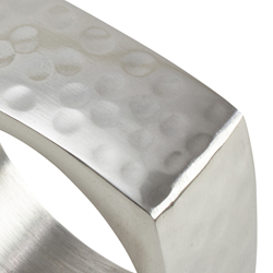 Saro Lifestyle NR643 Square Hammered Napkin Ring