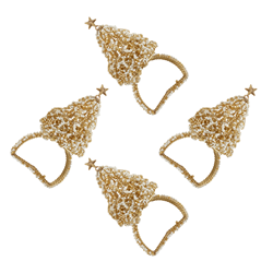 Saro Lifestyle NR960 Christmas Tree Napkin Ring
