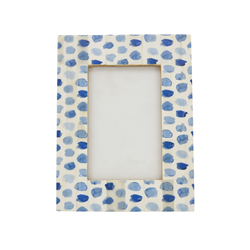 saro lifestyle PF100 Spotted Bone Photo Frame