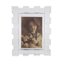 saro lifestyle PF144 Crystal Photo Frame